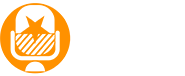 Logo Musica Center Símbolo do microfone e escrita Musica Center em branco